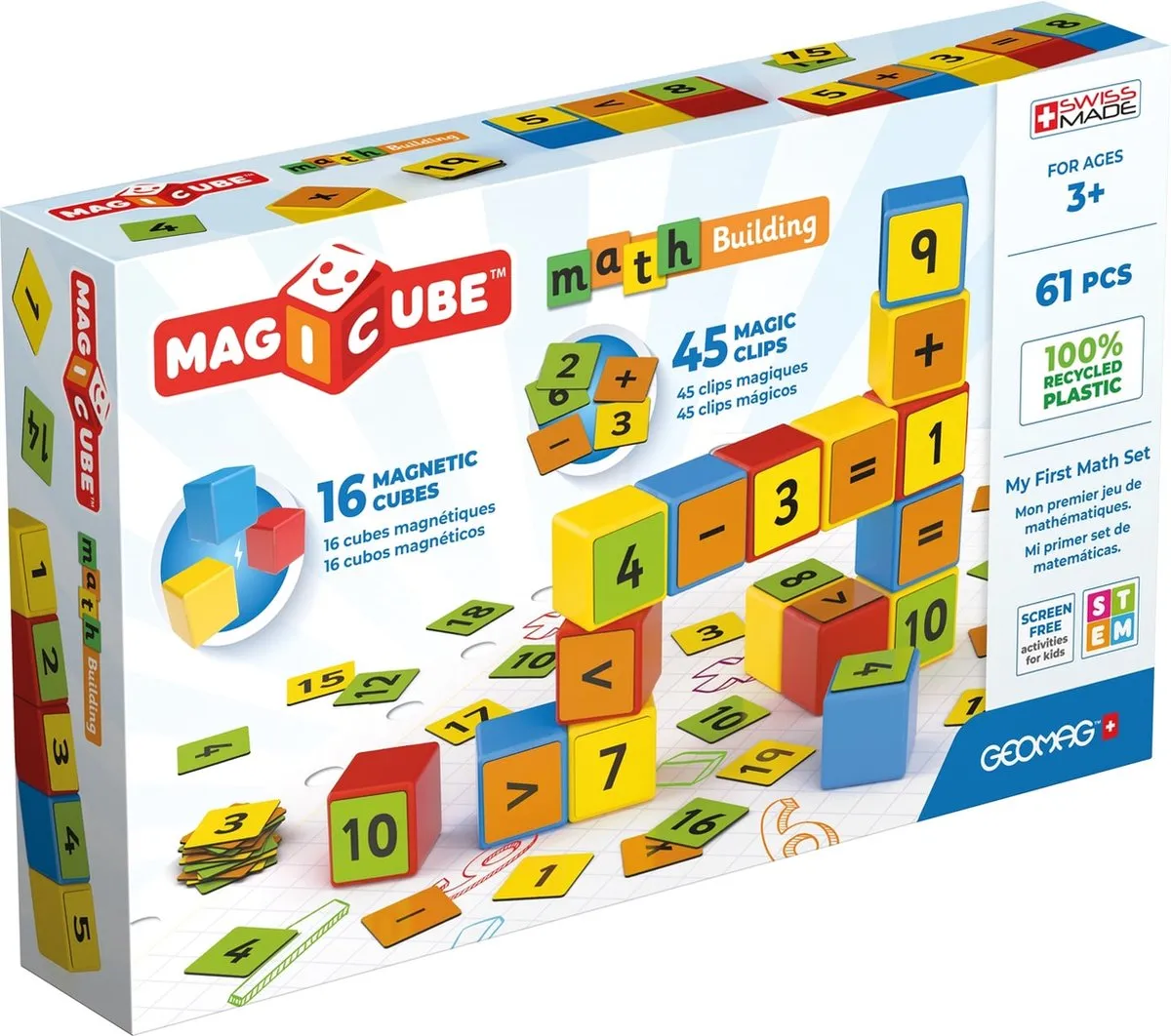 Geomag Magicube Math Building 61 Stuks