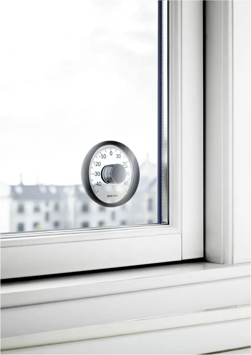 Eva Solo Outdoor Thermometer Raambevestiging - Zwart