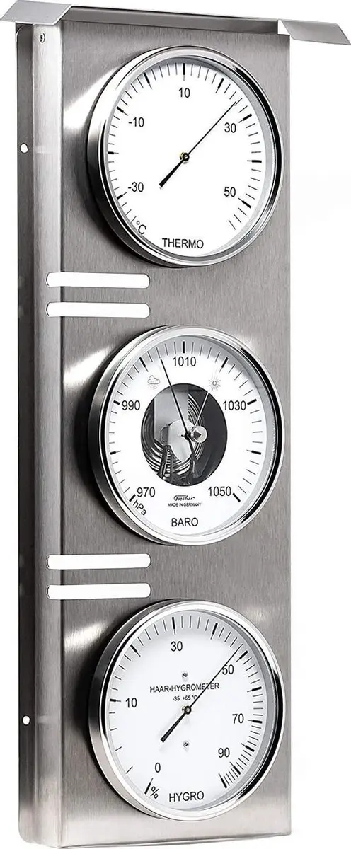 Fischer 823-01 Weerstation - Thermometer/Barometer/Hygrometer - afbeelding 6 van 6