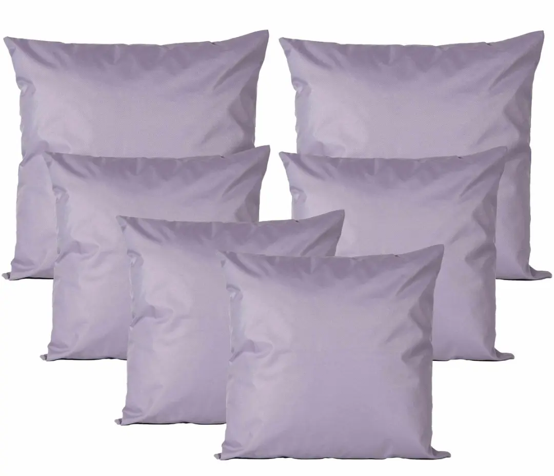 Anna's Collection Bank/Tuin Kussens Set 6 Stuks - Lila