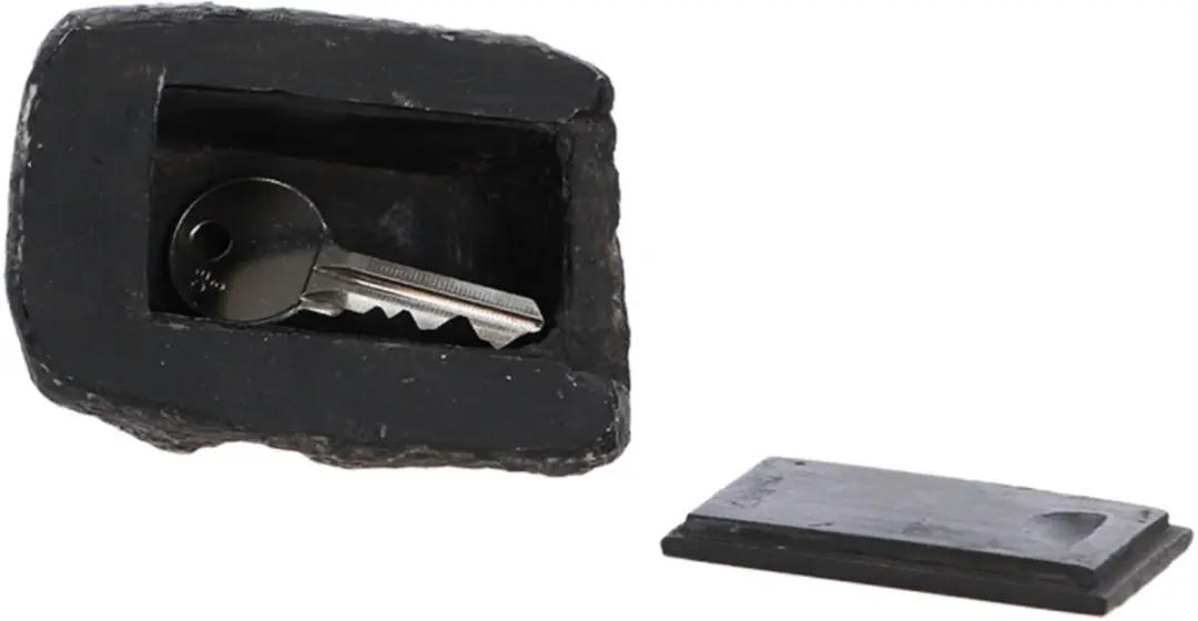 Esschert Design Sleutelverstopdoosje Steen - Grijs - afbeelding 4 van 4