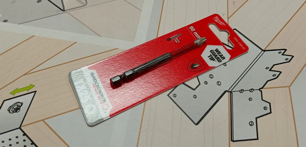 Milwaukee Shockwave TX25 Torx-bit 90mm - Metaal