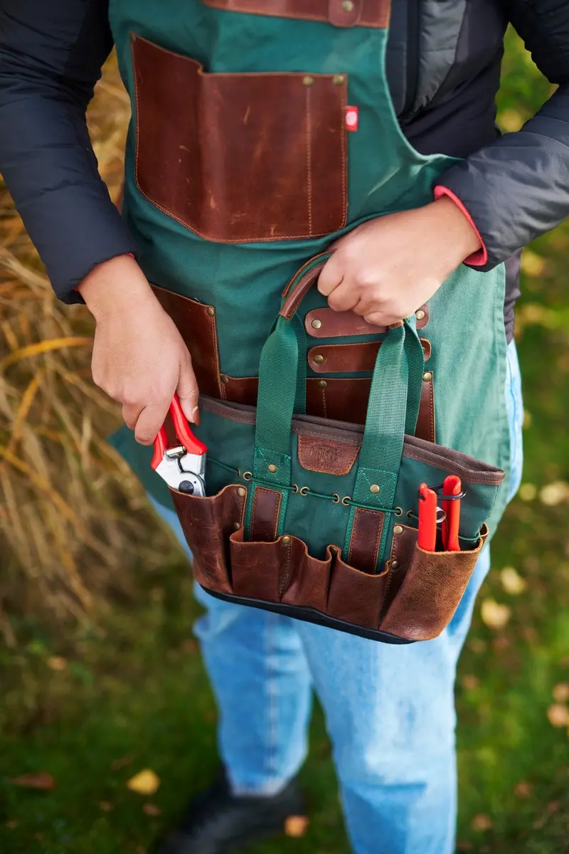 Felco 482 Mini Tuiniertas - Waterdicht Canvas & Leder