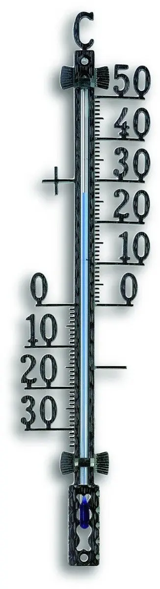 TFA Dostmann Buiten Thermometer - Analoog - Zwart