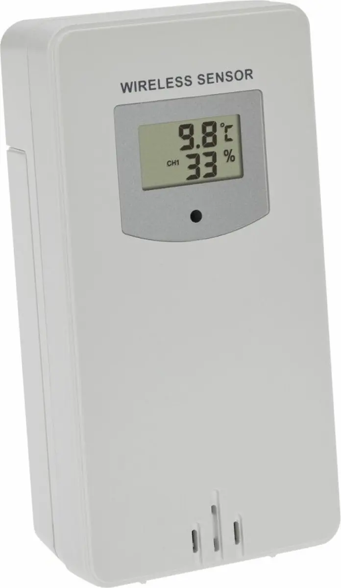 TFA Dostmann OAK 35.1167.54 Draadloos Weerstation - 3 Sensoren - Eiken/Zilver - afbeelding 6 van 6