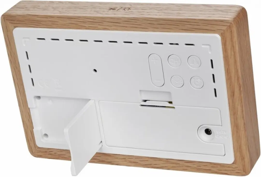 TFA Dostmann OAK 35.1167.54 Draadloos Weerstation - 3 Sensoren - Eiken/Zilver