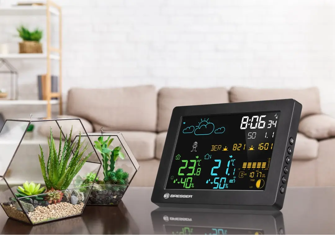 Bresser MeteoTemp Baro Weerstation - Zwart/Wit - afbeelding 6 van 6