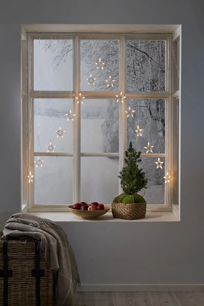 Star Trading Decystar LED-lichtgordijn 75 Warmwit - 125x120cm