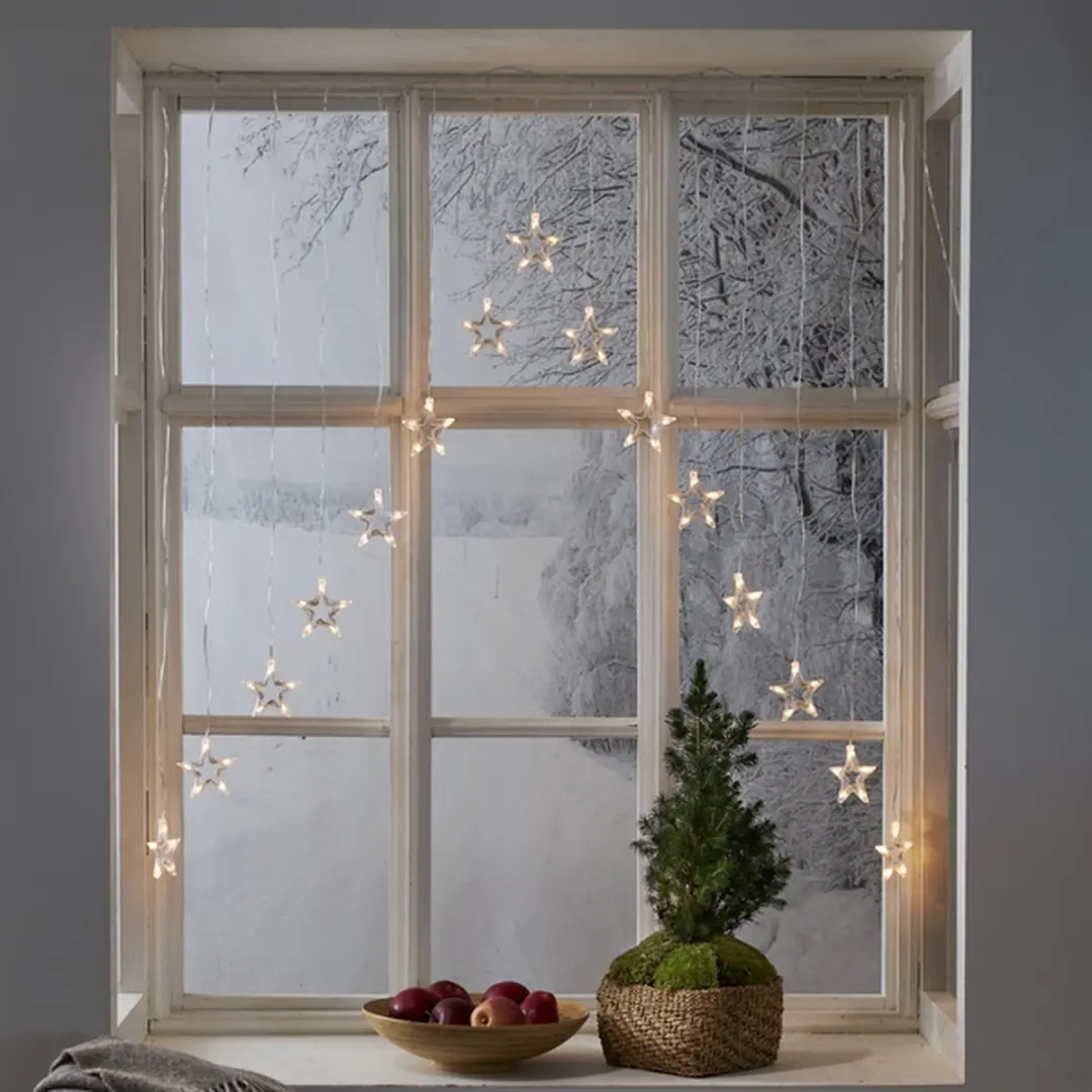 Star Trading Decystar LED-lichtgordijn 75 Warmwit - 125x120cm
