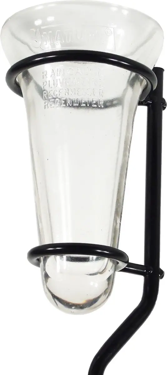 Nature Regenmeter Glas 130cm - inclusief metalen voet