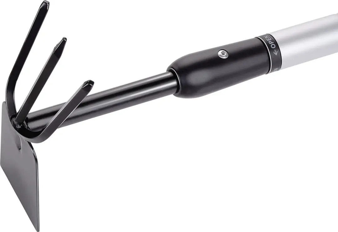 BLACK+DECKER Cultivator met Schoffel - Koolstofstaal 3-tanden - 66-101cm - afbeelding 6 van 6
