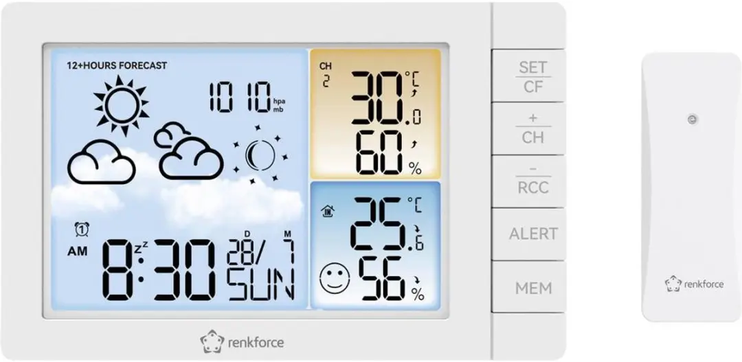 Renkforce RF-4883634 Digitaal Weerstation