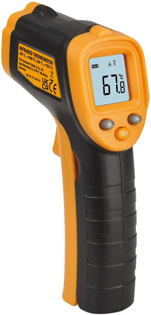 TFA Dostmann RAY LIGHT Infrarood Thermometer 12:1 -50 tot 400°C