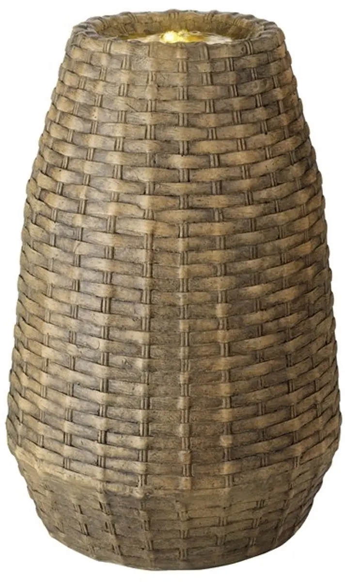 Lumineo LED Fontein Wicker 35x50cm