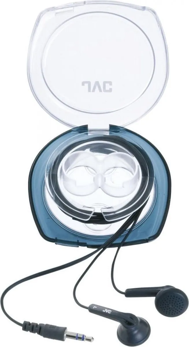 JVC HA-F10C In-ear Hoofdtelefoon - Zwart - afbeelding 2 van 2