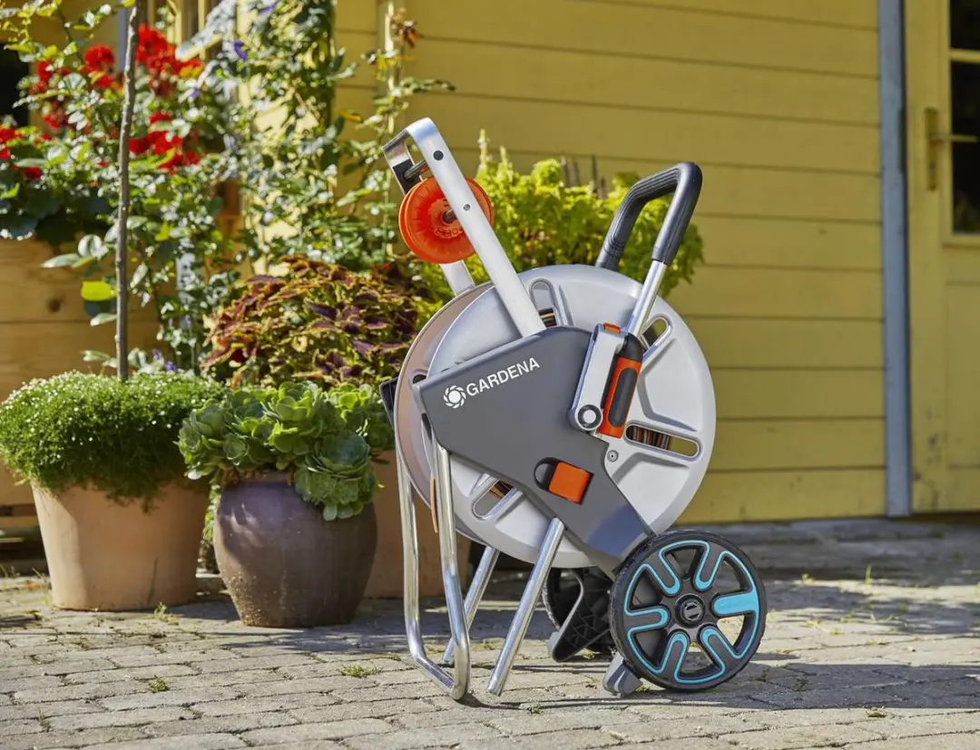 Gardena CleverRoll M Easy Metal Slangenwagen 25m - Comfort Flex Slang
