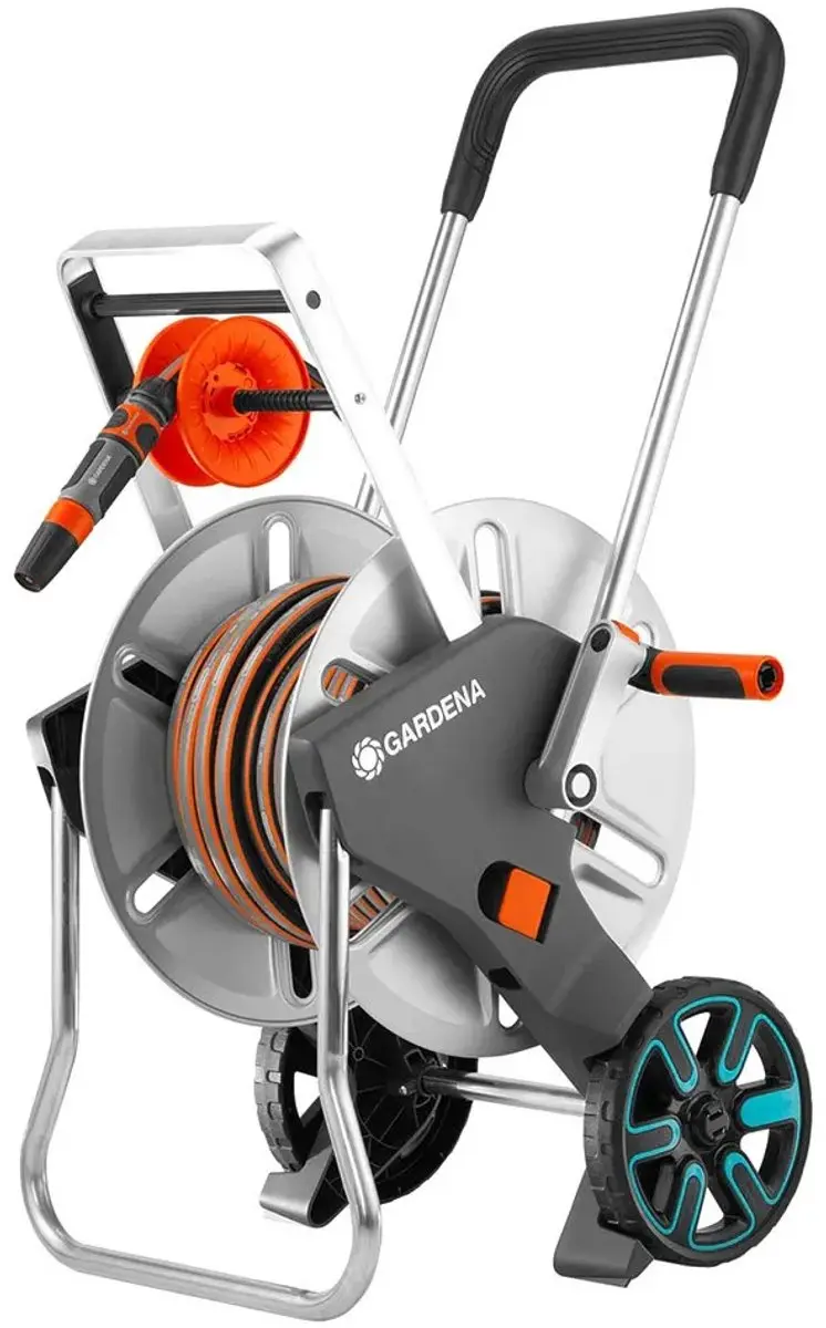 Gardena CleverRoll M Easy Metal Slangenwagen 25m - Comfort Flex Slang