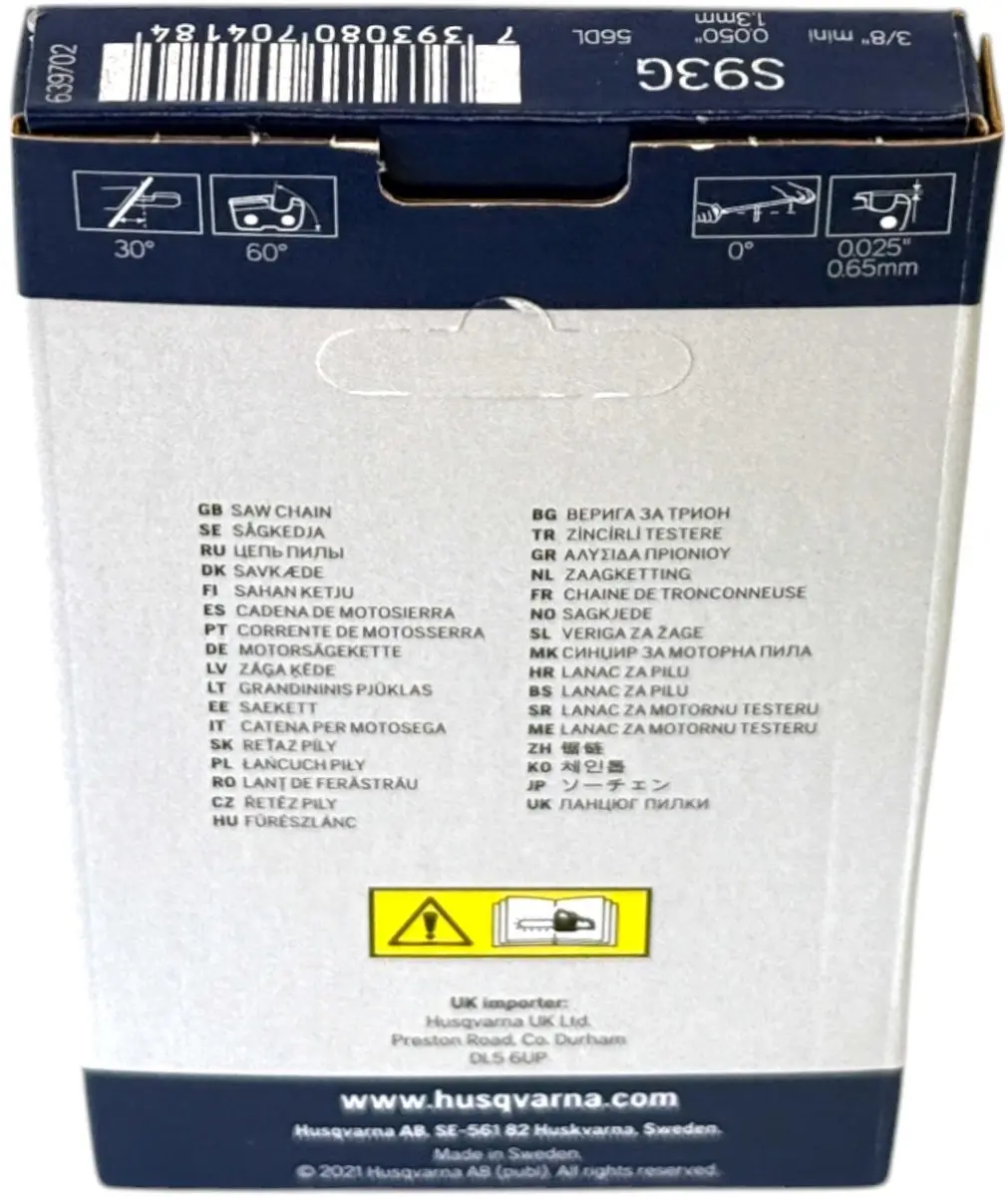 Husqvarna X-Cut S93G Zaagketting 3/8" 45 Schakels