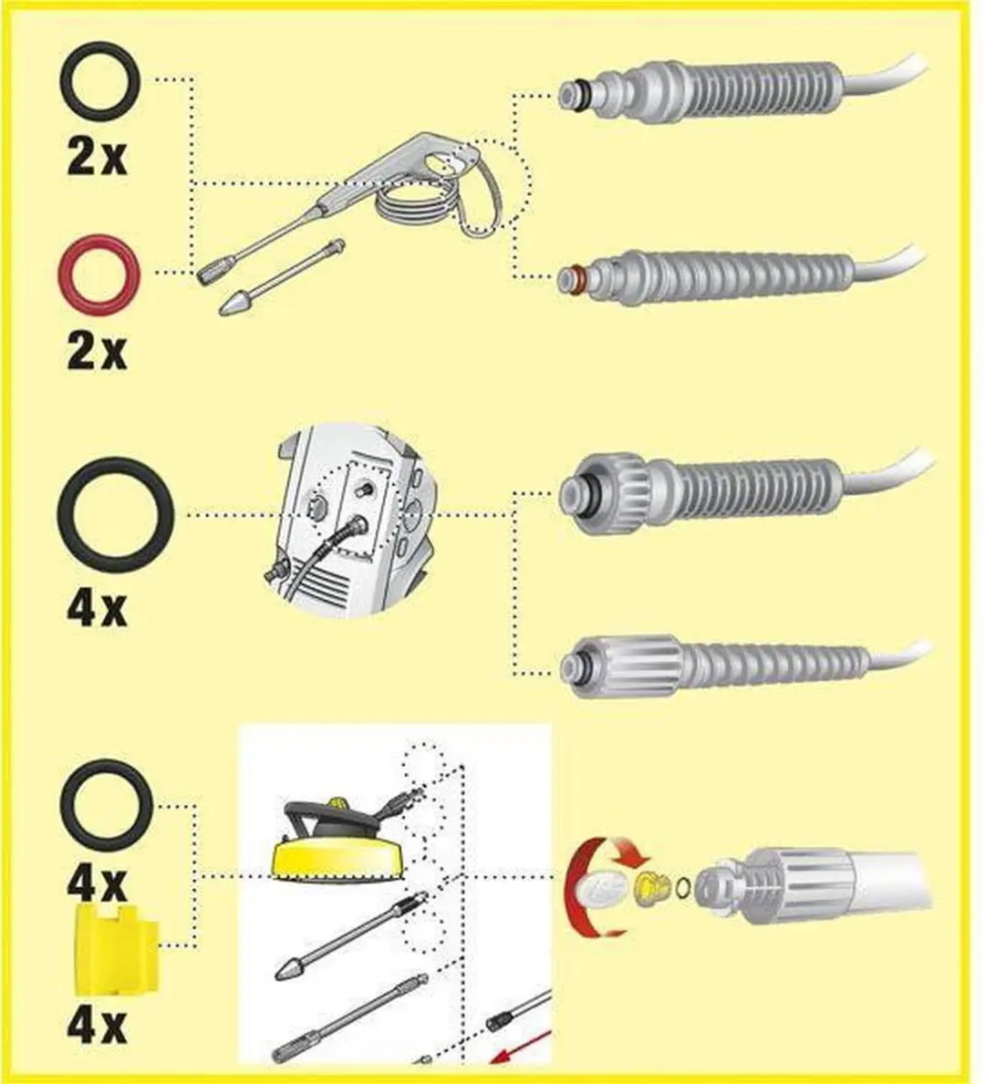Kärcher 2.640-729.0 Set Reserve-O-Ringen