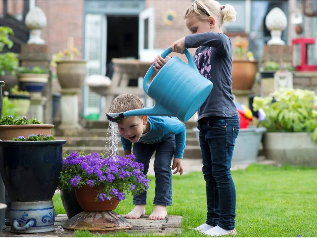 Nature Gieter 5L Blauw - Kunststof met Broeskop