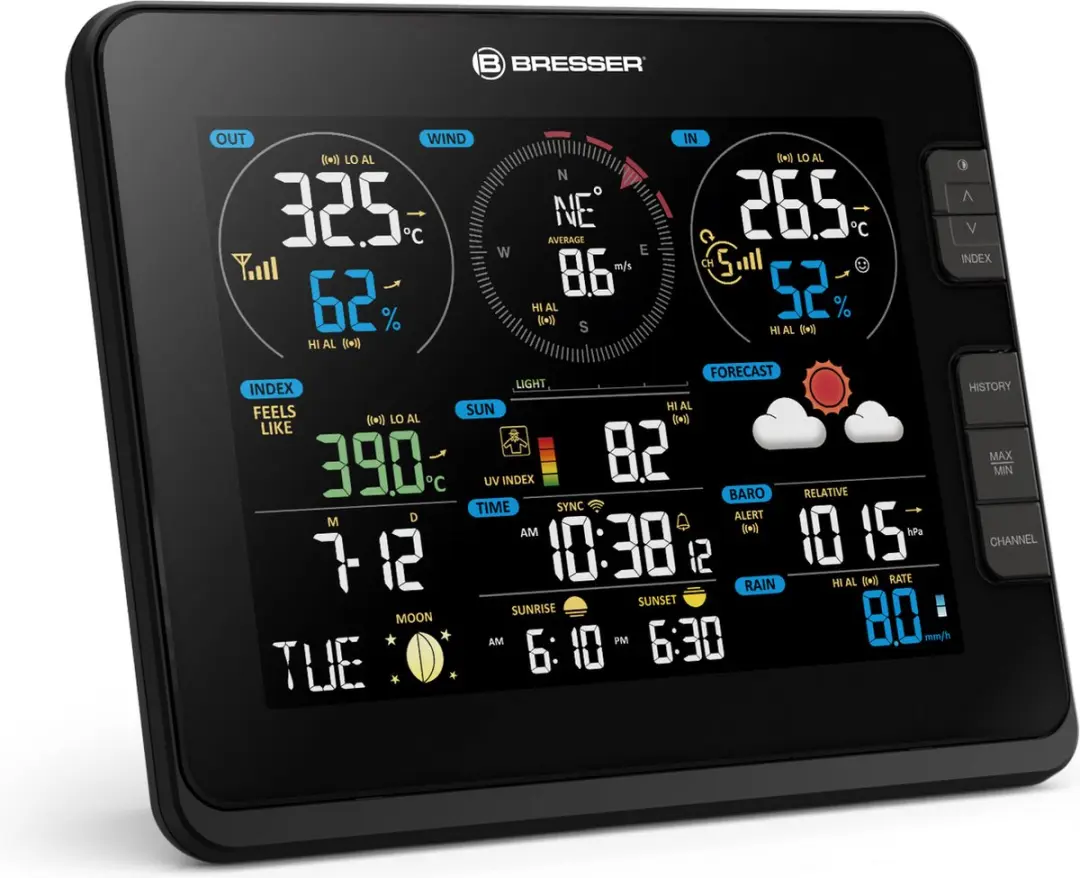 Bresser Weerstation WSX3001 Basisstation - Zwart