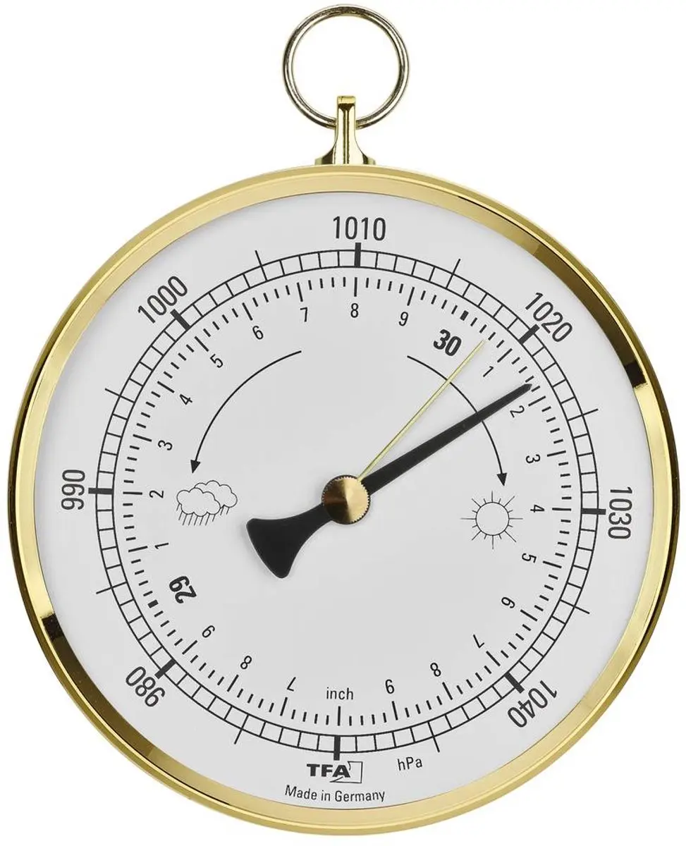 TFA Dostmann Analoge Barometer 29.4025.32 - Messing