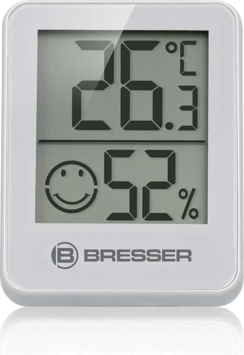 Bresser Thermo- en Hygrometer Set - 6 Stuks - Zilver