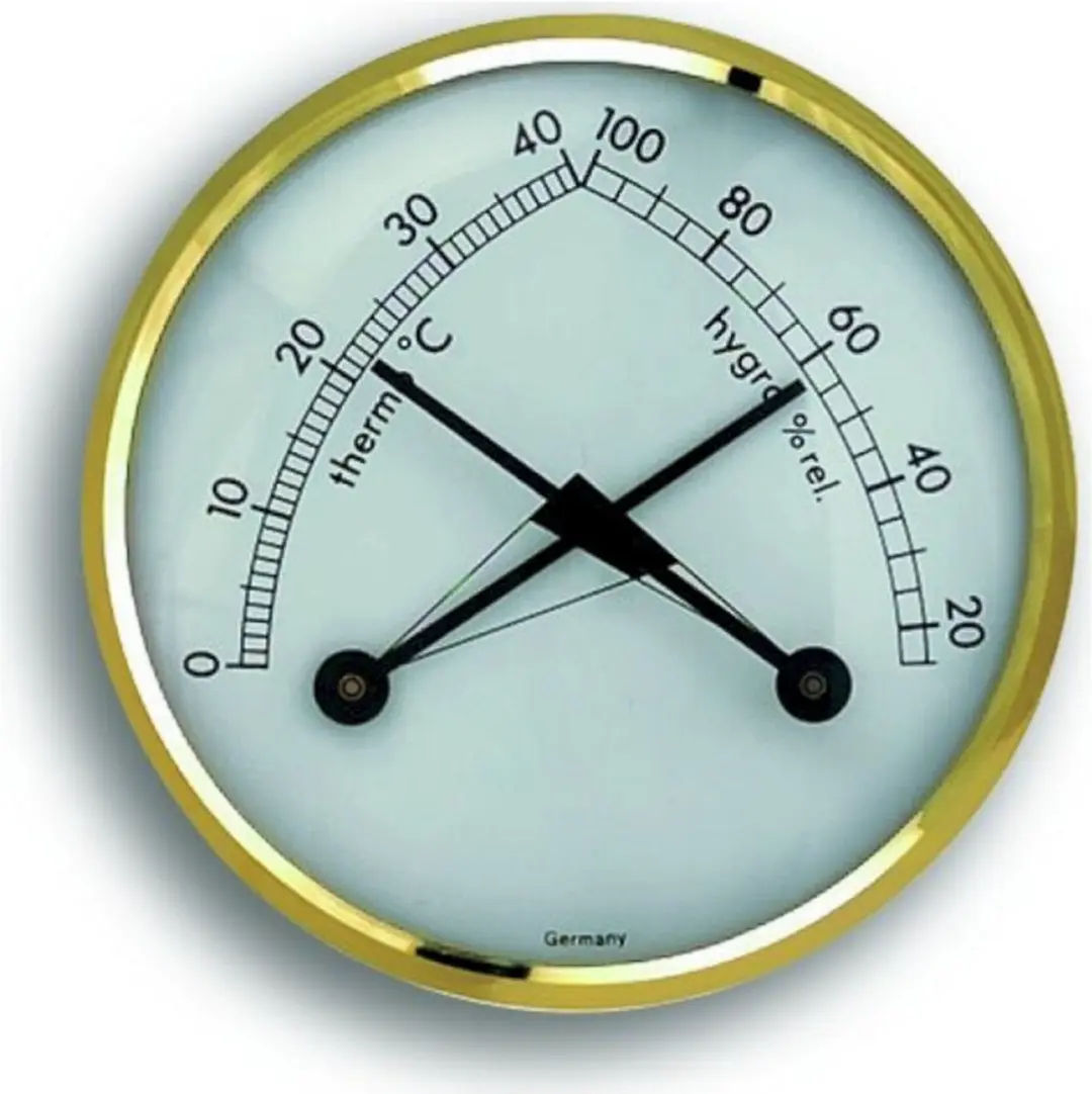 TFA Dostmann Hygro-Thermo Meter - Goudkleurig