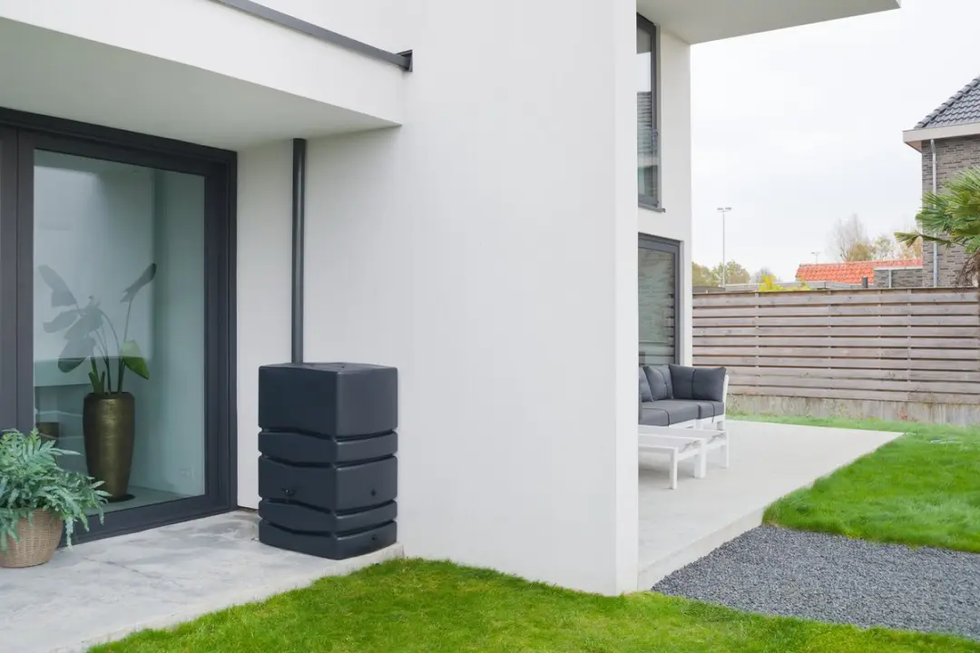 Nature Regentank 450L - Antraciet - Zuilmodel