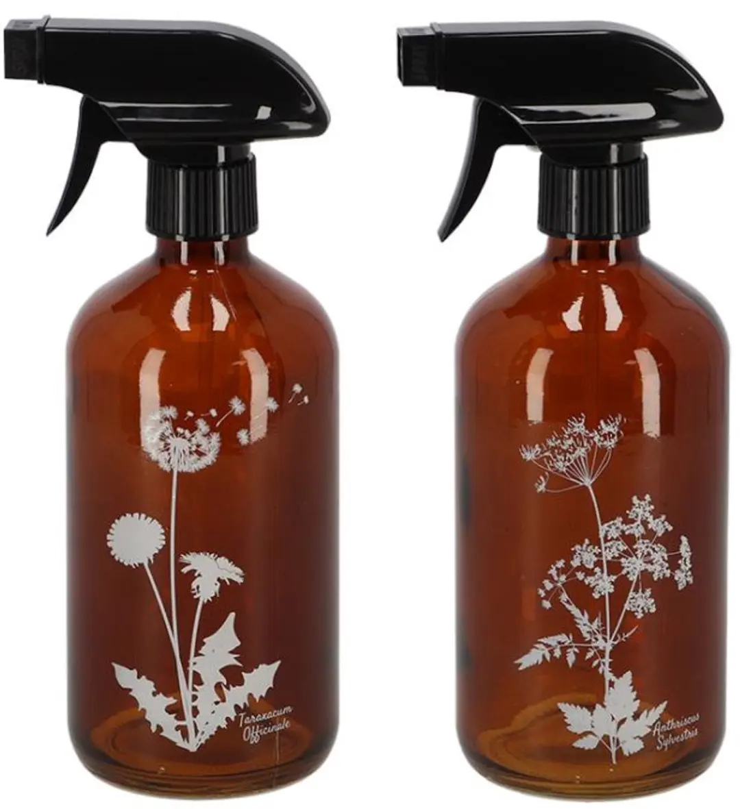 Esschert Design Watersproeier 'Wilde Bloem' - Bruin Glas 21cm