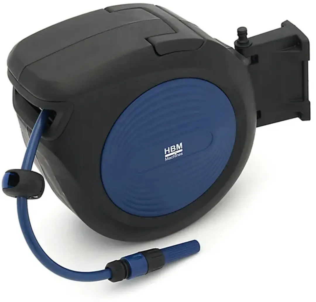 HBM machines Wandslangenbox 20m - Ø15mm - Blauw