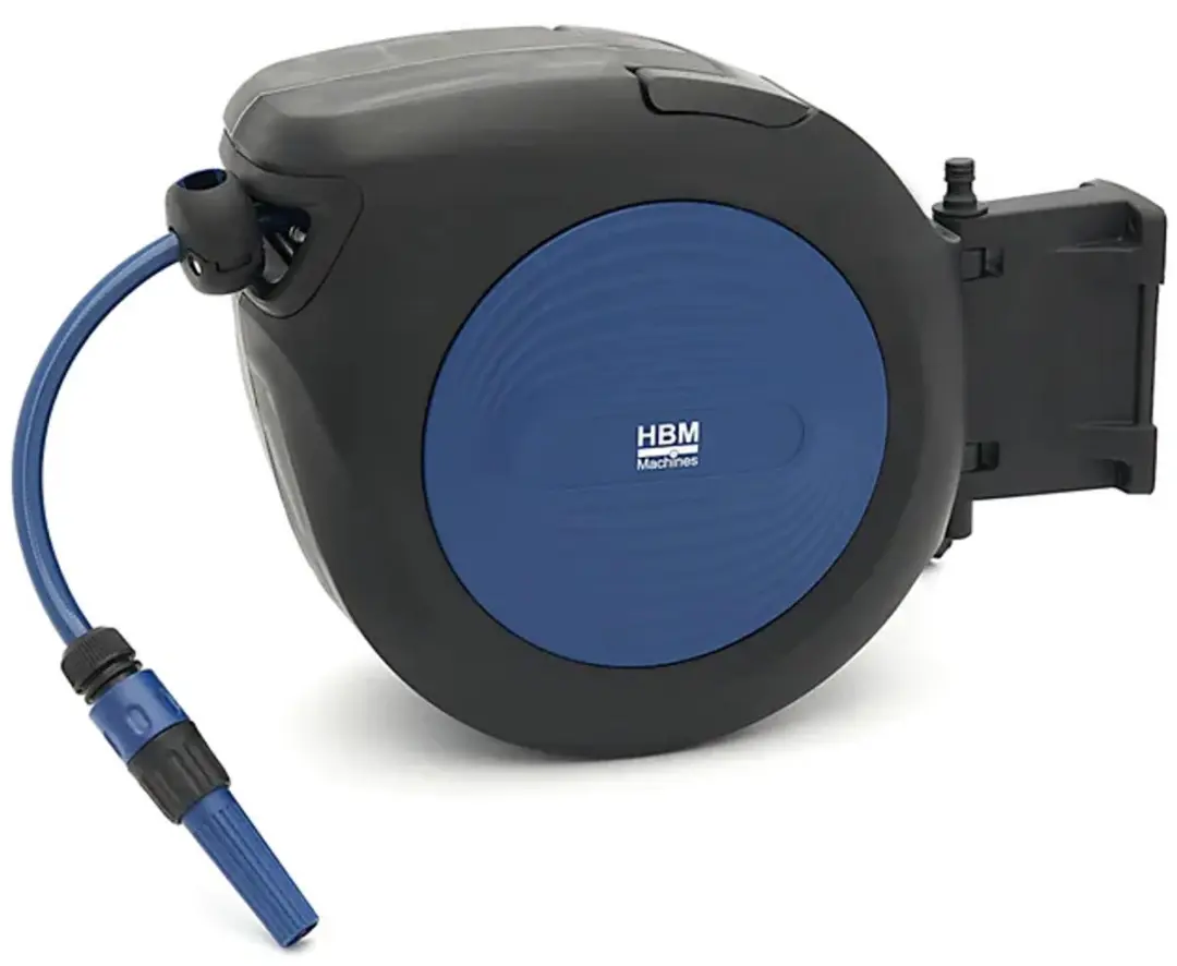 HBM machines Wandslangenbox 20m - Ø15mm - Blauw