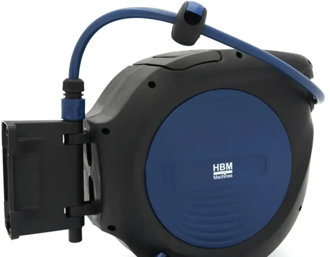 HBM machines Wandslangenbox 20m - Ø15mm - Blauw