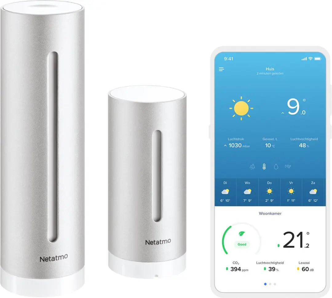 Netatmo Slim Weerstation CO2 Meter