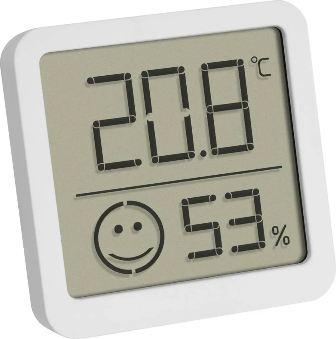 TFA Dostmann Thermo- en Hygrometer 4-pack - Wit