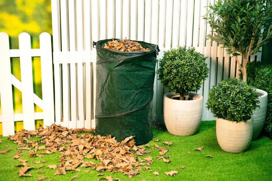 BLACK+DECKER Tuinafvalzak Opvouwbaar 120L - 45x75cm Groen