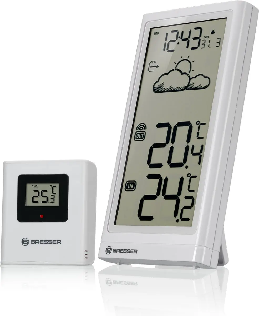 Bresser Meteo Temp Weerstation - Wit