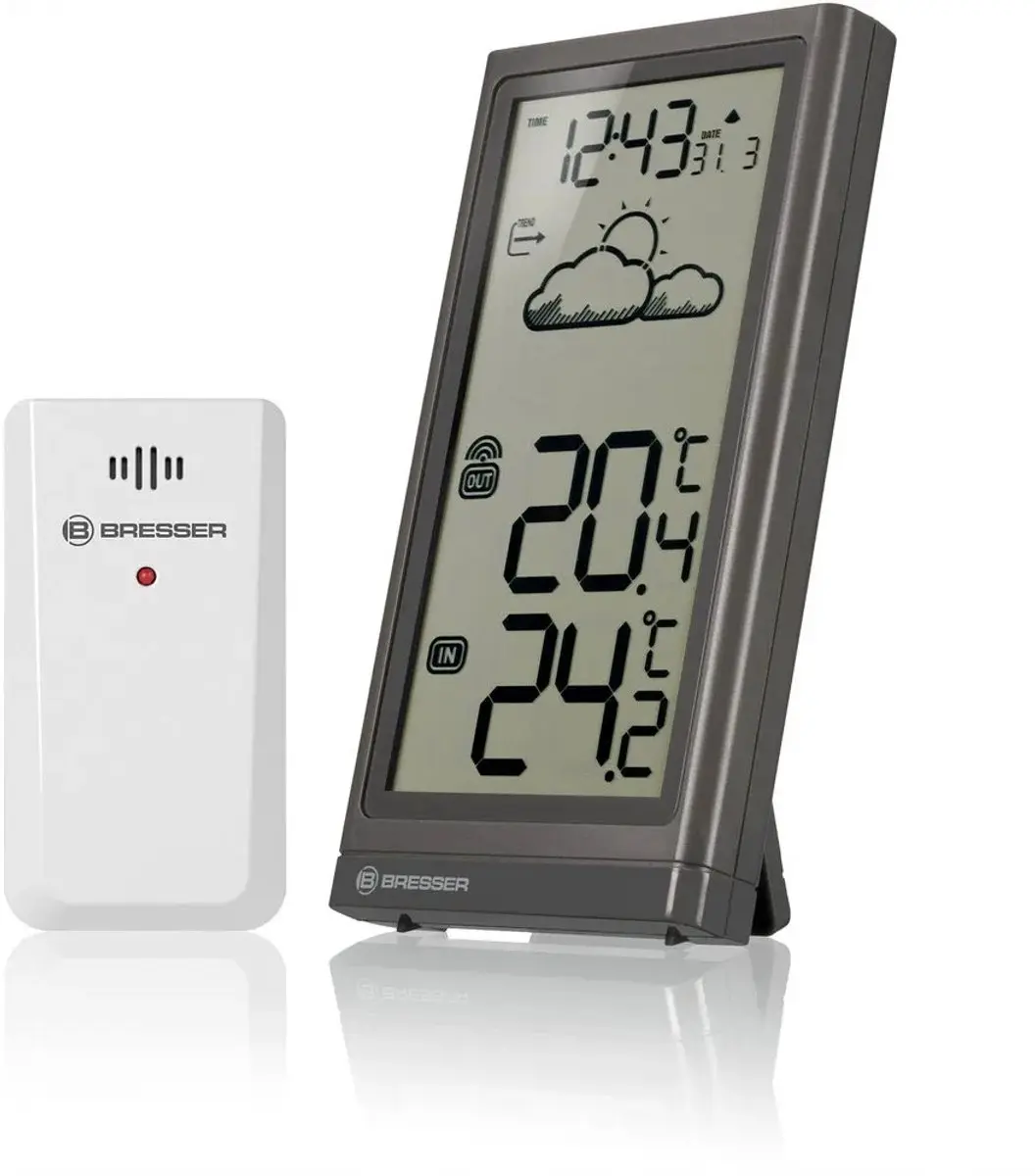 Bresser Meteo Temp Weerstation - Wit