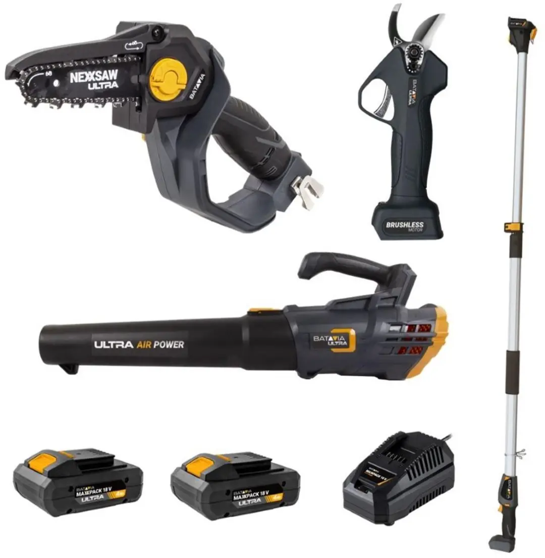 Batavia 18V Nexxsaw V3 Snoeiset - 2x 4.0Ah Accu's - afbeelding 6 van 6