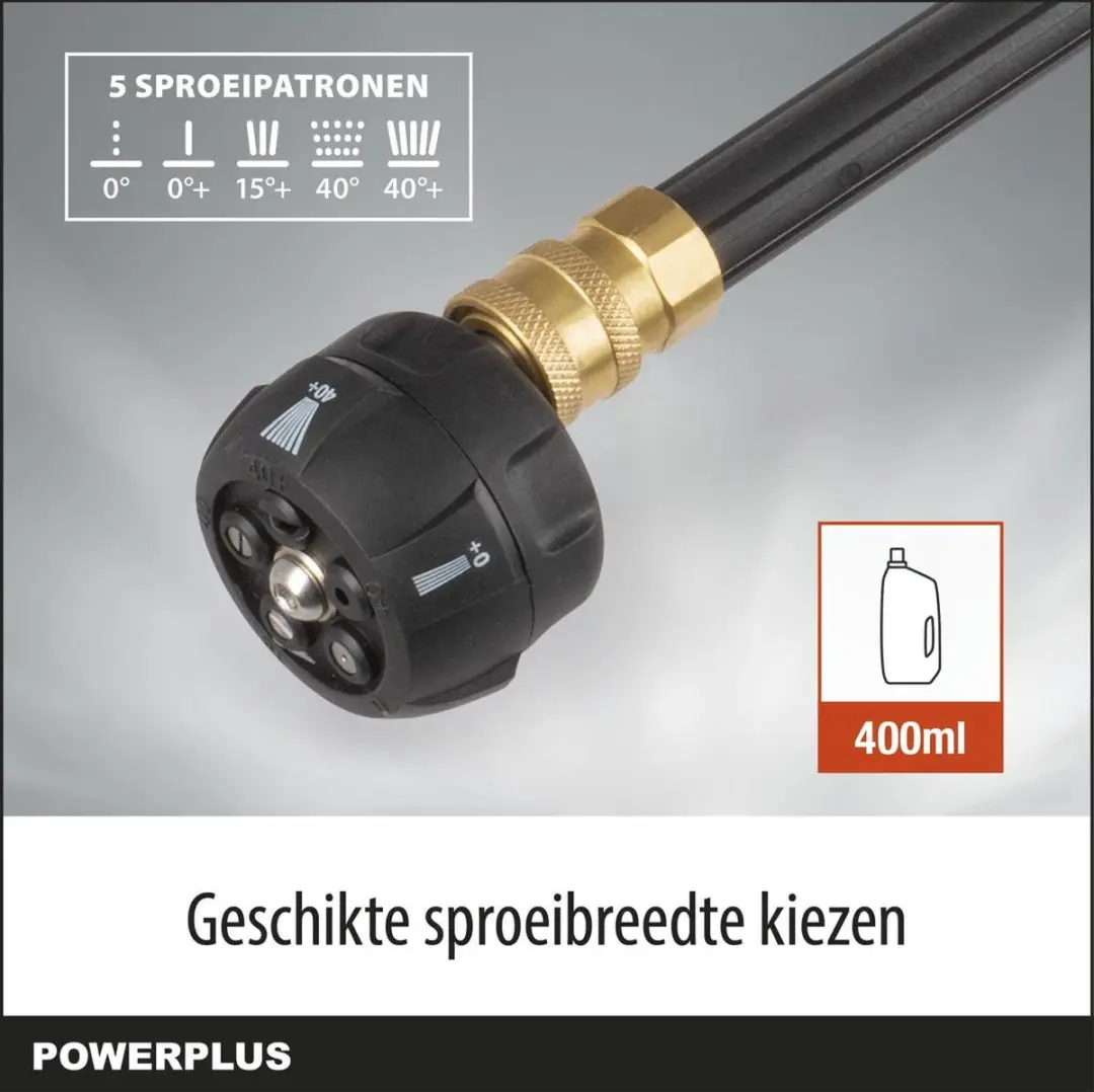 Powerplus POWDPG80620 Dual Power Accu-Hogedrukreiniger 25 bar