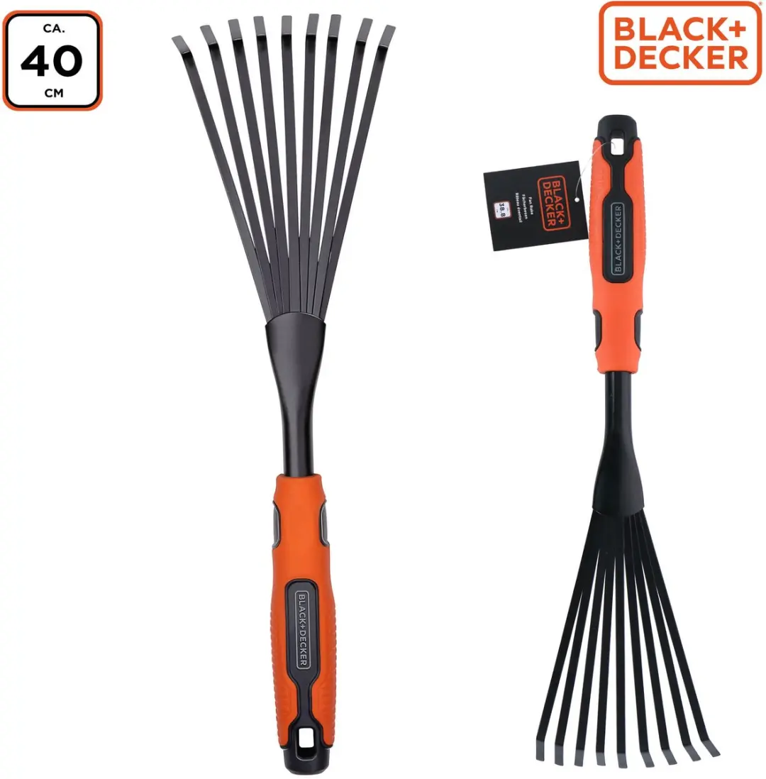 BLACK+DECKER Handhark 38,8cm - Zwart/Oranje