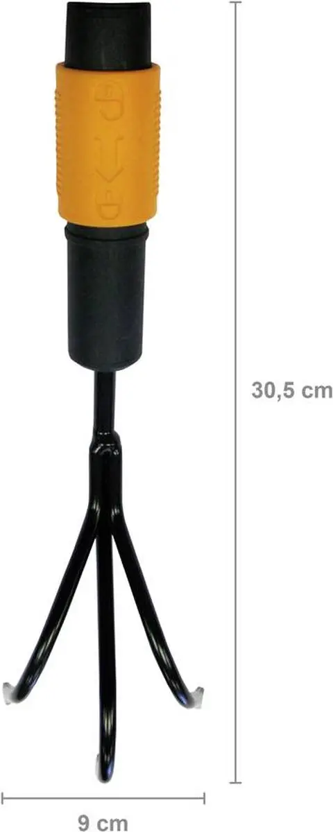 Fiskars QuikFit Cultivator 1000683 - Handkrabber 3-tanden