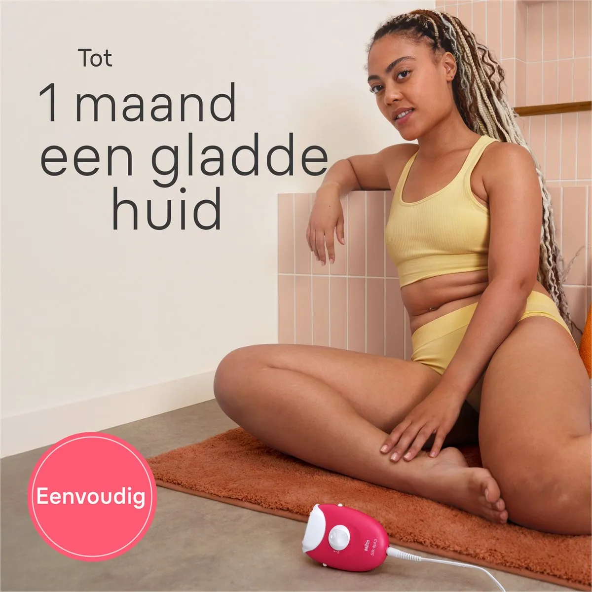 Braun Silk·épil 3 3-202 Epilator - Framboos