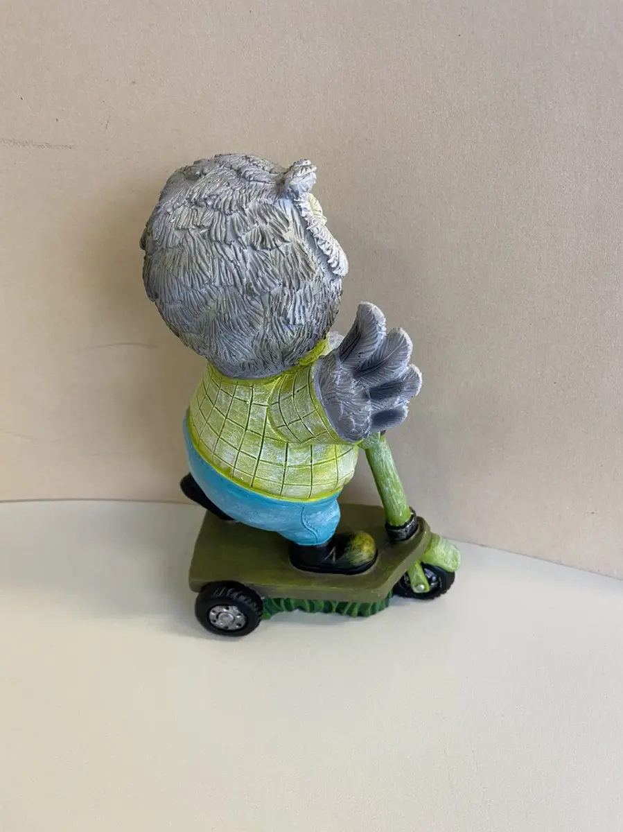 Impuls Uil op Step Beeld - Meerkleurig - 19x14x7cm