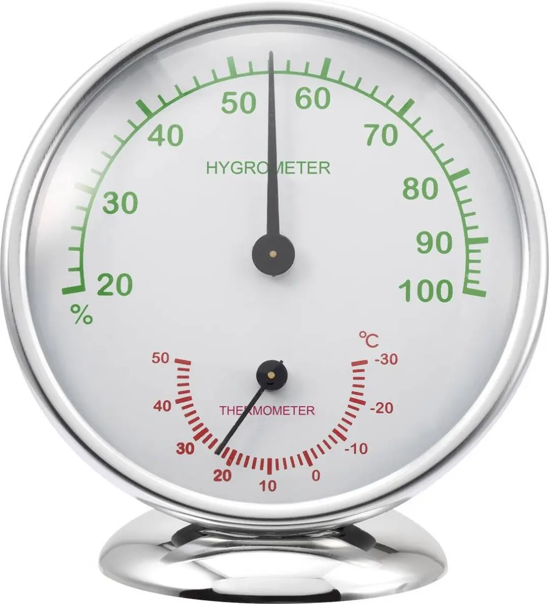 Renkforce 6510 Alu Thermo- en Hygrometer