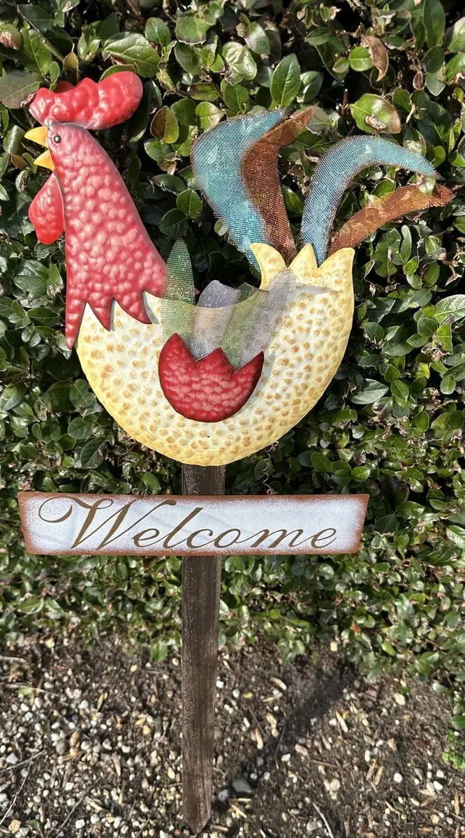Impuls Tuinsteker Haan Welcome Deco
