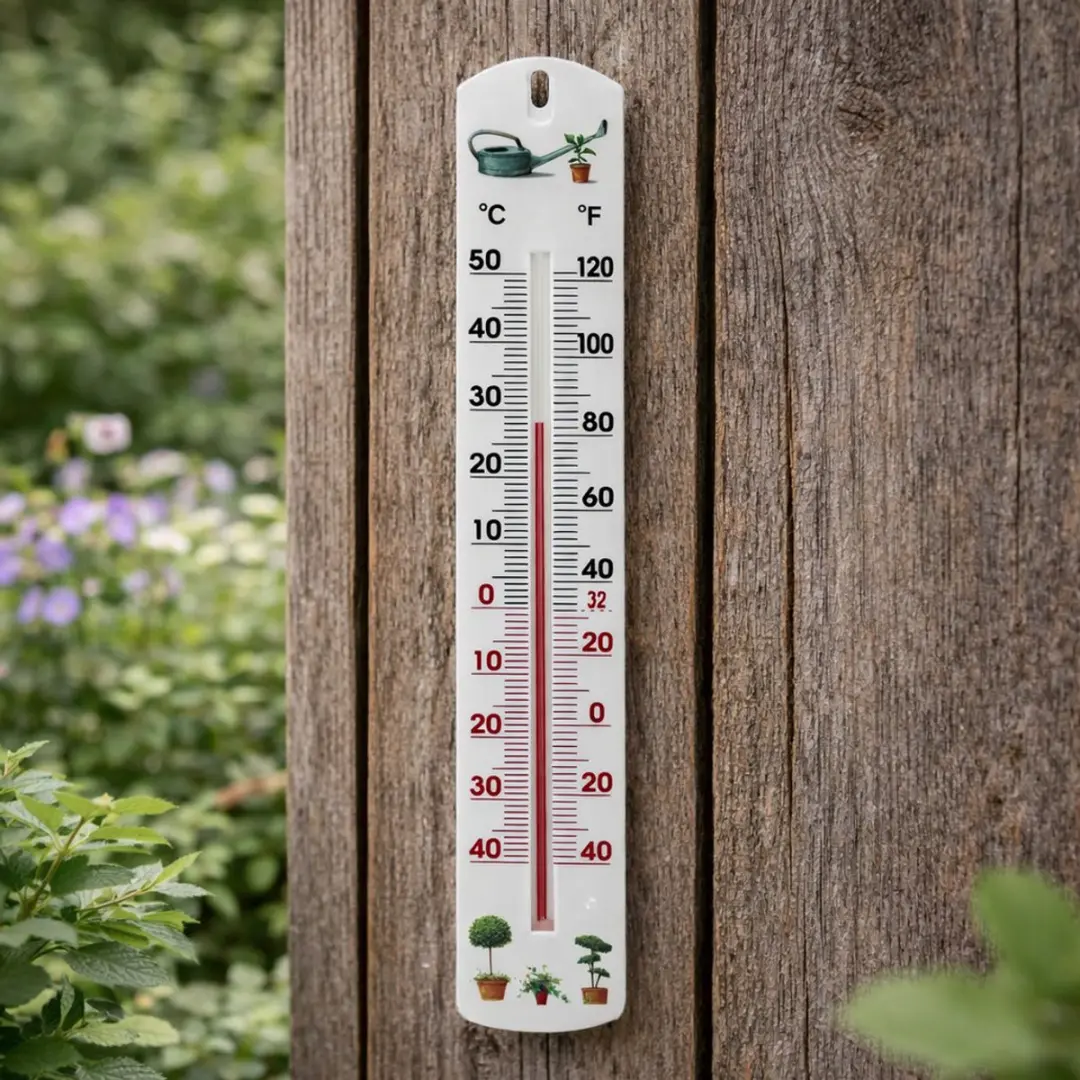 Talen Tools Thermometer Min/Max - 40 cm - Wit