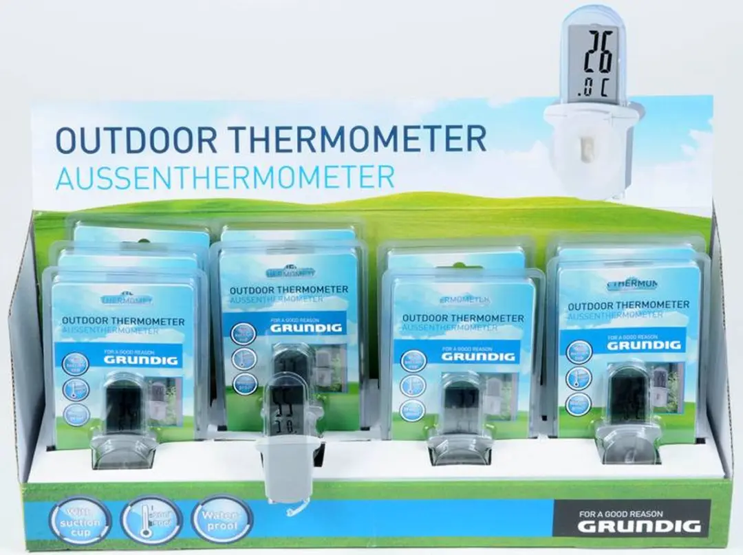 Grundig Digitale Buitenthermometer - Zilver