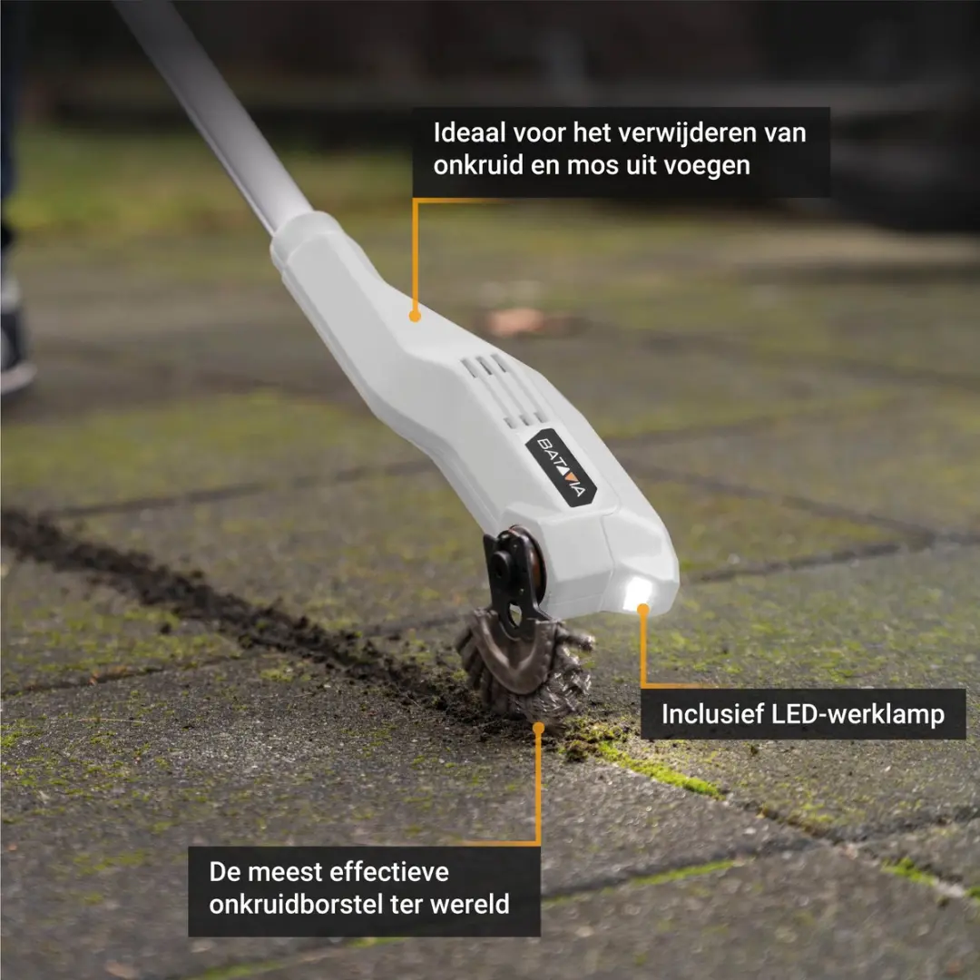 Batavia Maxxpack 18V Fixxbrush Onkruidborstel - 2000mAh Accu & Oplader