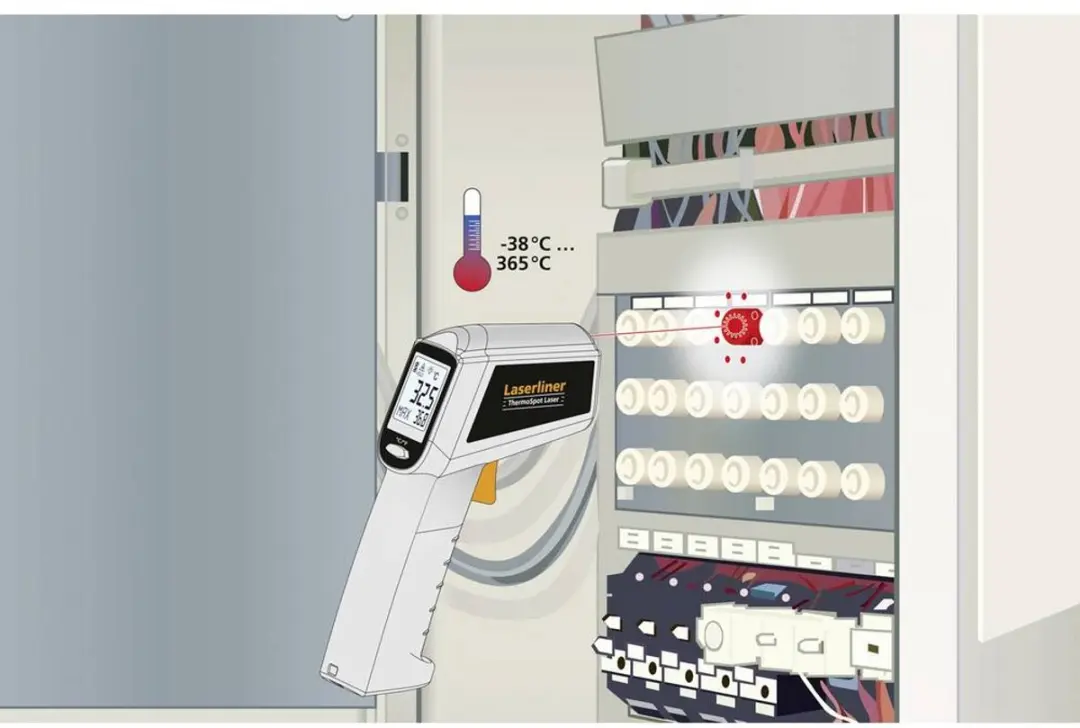 Laserliner ThermoSpot Infrarood Thermometer - Geen batterijen